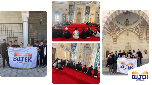 ÖZEL ANKARA BİLTEK İLKOKULU ÖĞRENCİLERİNDEN CAMİLER HAFTASI ZİYARETİ